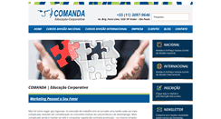 Desktop Screenshot of comanda.com.br