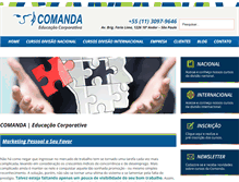 Tablet Screenshot of comanda.com.br